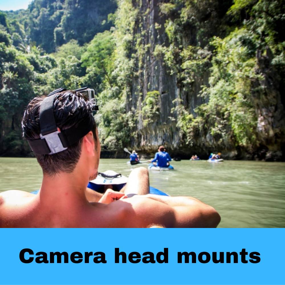 action camera head mounts