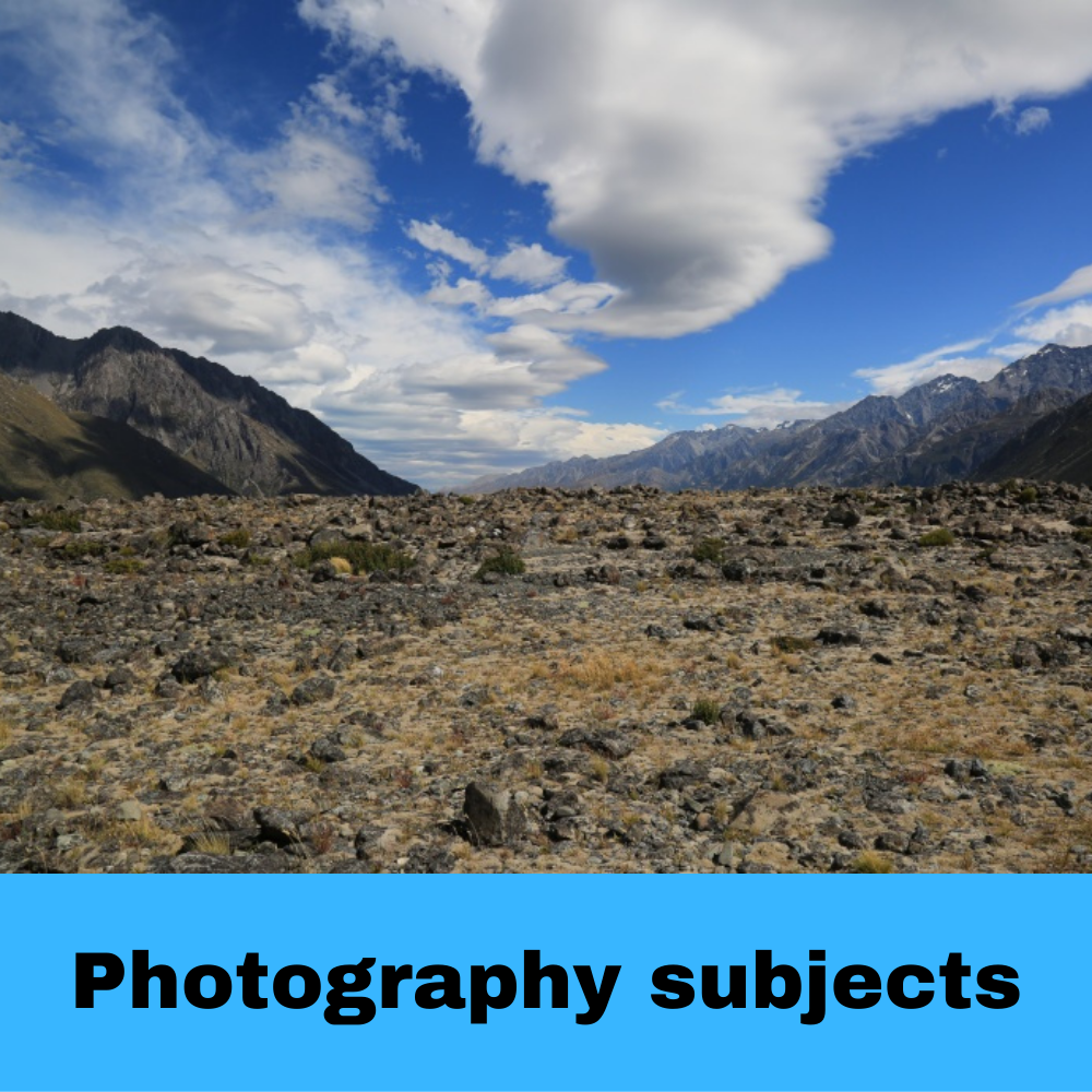 photography subjects list
