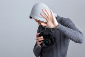 camera shy photography